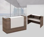 Modern Reception Desk Counter | Office Front Desk Table - Image 2