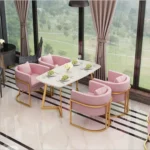 Popular Coffee Shop Furniture Cafe Restaurant Tables and Chairs - Image 9