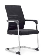Modern Visitor & Conference Chair with Cushioned Seat - Image 3