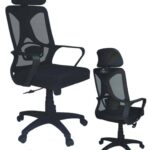 Ergonomic High-Back Mesh Office Chair with Headrest