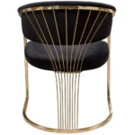 Luxury Modern Accent Chair with Gold Metal Frame - Image 15