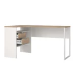 Modern L-Shape Office Desk with Storage Drawers - Image 7