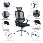 East Oak Ergonomic High Back Mesh Swivel Office Chair - Image 6