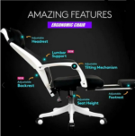 Ergo Mesh Executive Visitor Chair with Headrest - Image 8