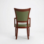 Premium Wooden Arm Chair with Cushioned Seat & Back - Image 6