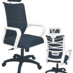 Ergonomic High-Back Office Chair – Model 023-H (White)