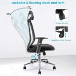East Oak Ergonomic High Back Mesh Swivel Office Chair - Image 3