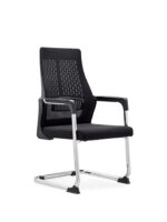Mesh Visitor Office Chair with Chrome Cantilever Frame - Image 4