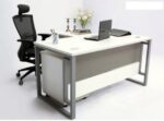 Executive Office Desk with Modesty Panel – Modern Workstation Table