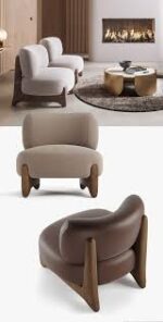 Tobo Armchair – Sculptural Luxury Armchair in Solid Oak - Image 10