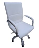 Modern High-Back Executive Office Chair with Padded Armrests & Swivel Base - Image 10